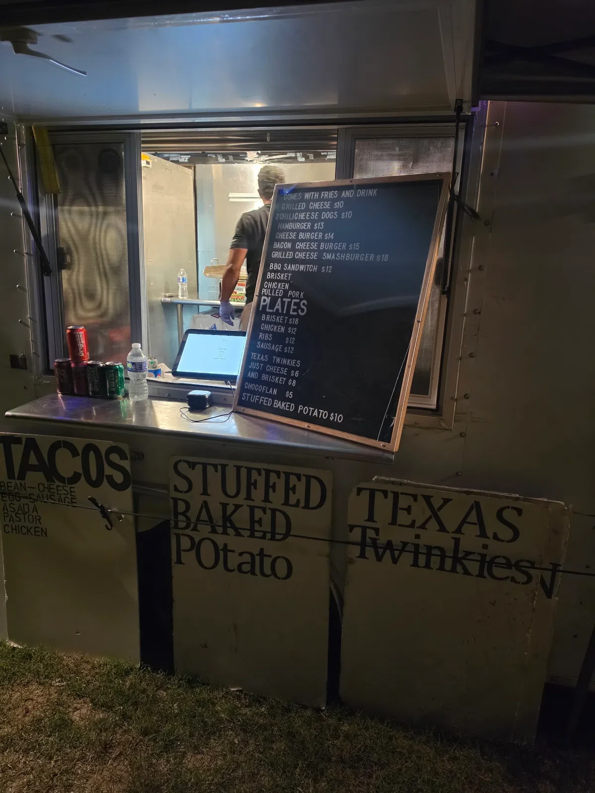 My food truck location Menu